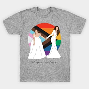 Love is Love Brides T-Shirt